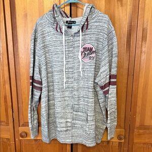 Gray and Maroon women’s hoodie